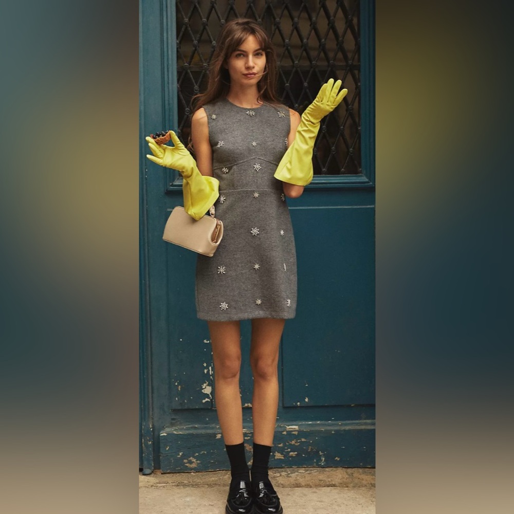Vineet Bahl Crystal Shift Dress